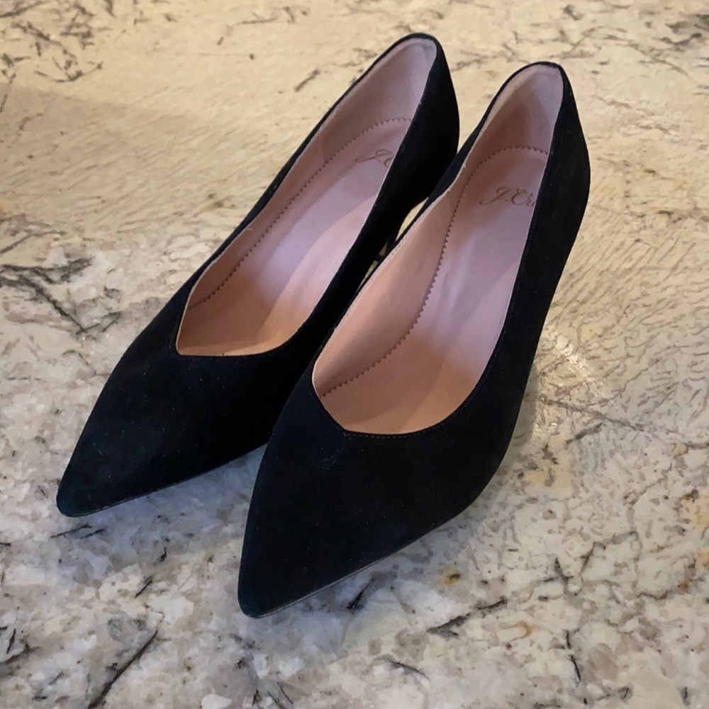 J. Crew Black Heels
